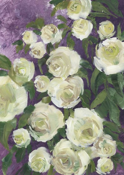 Purple Rose Garden door Rosana Laiz Blursbyai