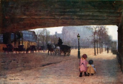 Onder de Hungerford-brug door Rose Maynard Barton