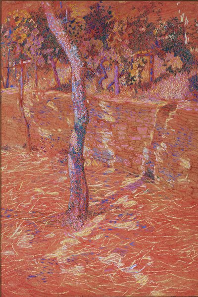 Boom en muur, 1905-06 door Rubaldo Merello