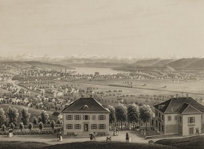 Zürich door Rudolf Dikenmann