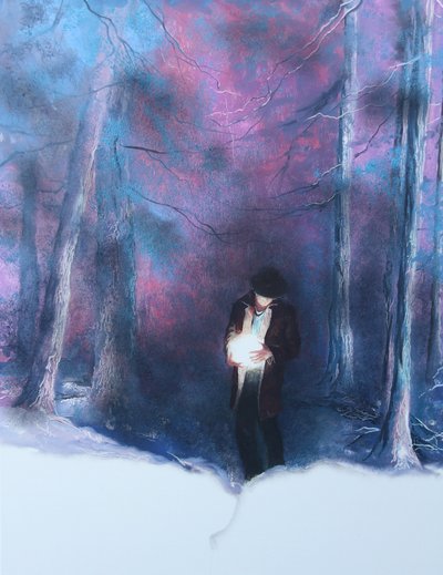 Bewaker van het winterlicht door Rudolf Kosow