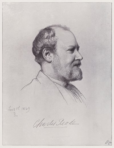 Charles Reade door Rudolf Lehmann