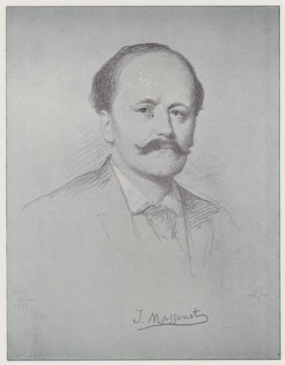 Jules Emile Frederic Massenet door Rudolf Lehmann