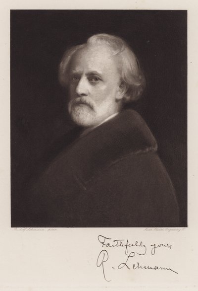 Rudolf Lehmann, Zelfportret door Rudolf Lehmann