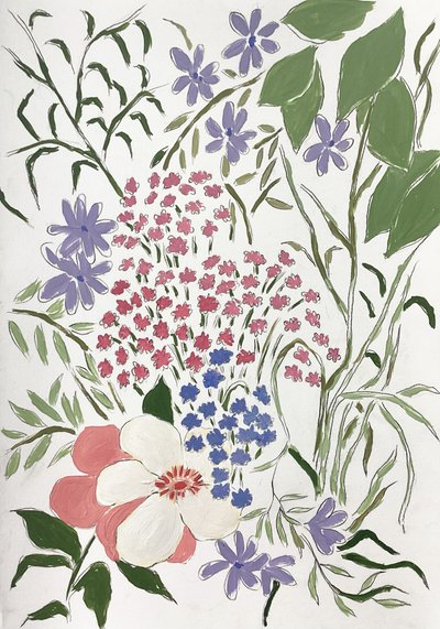 Kleurrijke bloesems in de tuin door Rushati Chowdhury