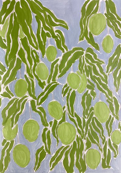 Groene citrusboomgaard door Rushati Chowdhury