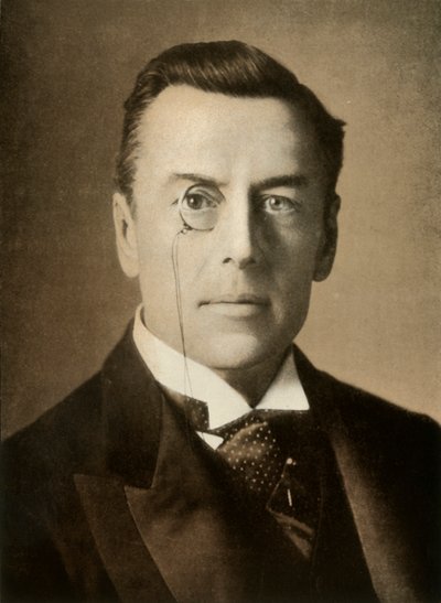 Joseph Chamberlain, M.P., Secretaris voor de Koloniën door Russell and Sons