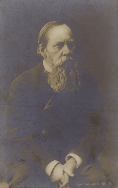 Mikhail Saltykov-Shchedrin, Russische auteur en satiricus door Russian Photographer