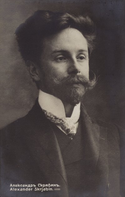 Portret van Alexander Skrjabin door Russian Photographer