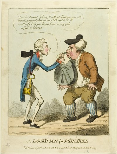 Een gesloten kaak voor John Bull door S. W. Fores