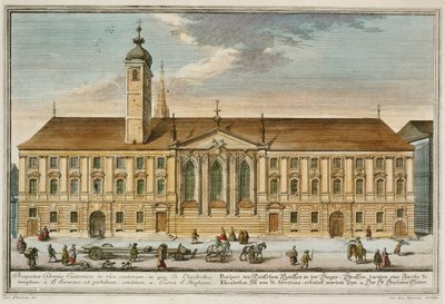 Huis van de Orde van Teutoonse Ridders in Wenen ... door Salomon (after) Kleiner