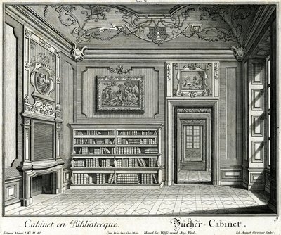 Boekenkabinet door Salomon Kleiner