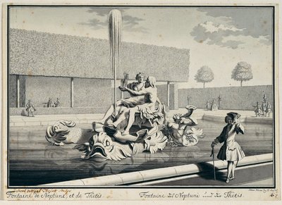 Neptunus en Thetis door Salomon Kleiner