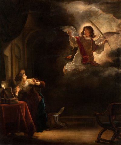 De Aankondiging, 1655 door Salomon Koninck