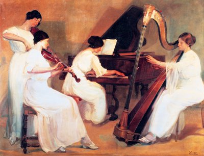 Vrouwenconcert door Salvador Tuset Tuset