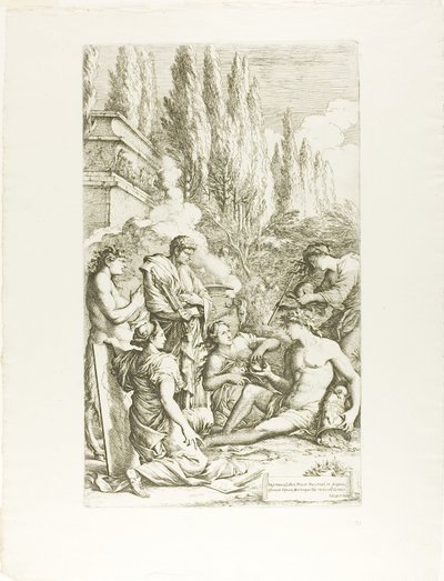 Het genie van Salvator Rosa door Salvator Rosa