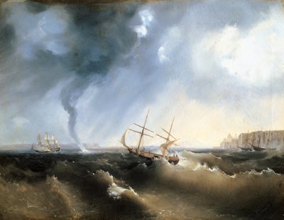 Schipbreuk door Salvatore Fergola