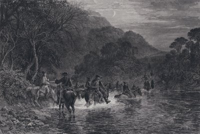 Illustratie voor Rob Roy (gravure) door Samuel (after) Bough