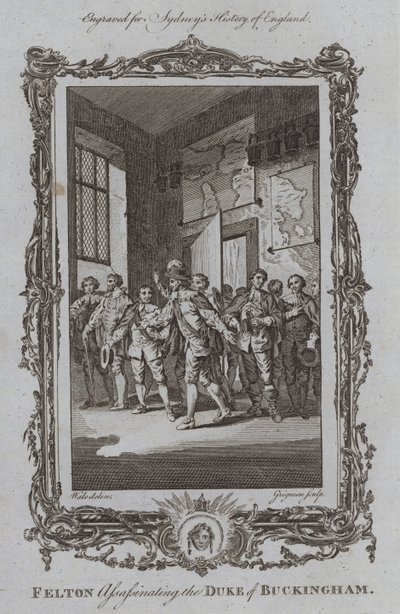 Felton Vermoordt de Hertog van Buckingham door Samuel (after) Wale