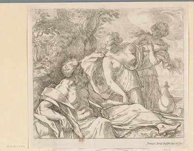 Lot en zijn dochters door Samuel Bottschild