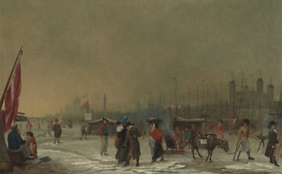 Vorst op de Theems door Samuel Collings