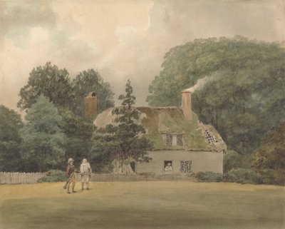 Huisje op het terrein van Ayot St. Lawrence Hertfordshire door Samuel Davis