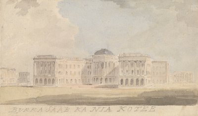 Nieuw Regeringshuis in Calcutta door Samuel Davis