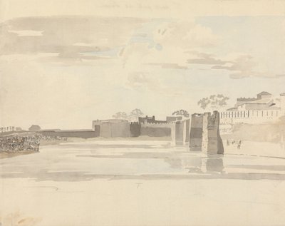 De Oostpoort in Tanjore (Z. India) door Samuel Davis