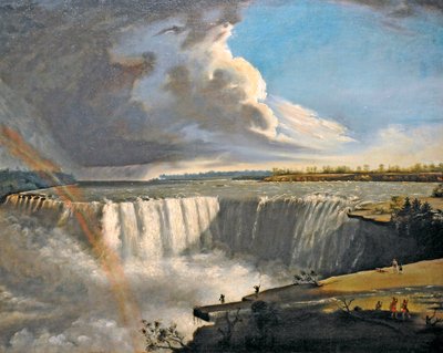 Niagara Falls vanaf Table Rock, 1835 door Samuel Finley Breese Morse