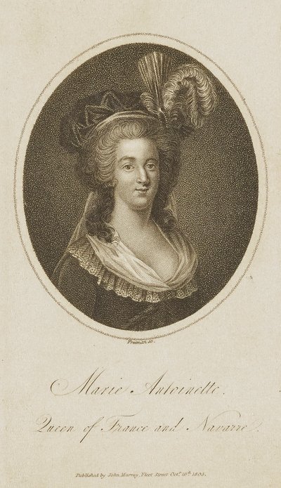 Marie Antoinette, koningin van Frankrijk en Navarra door Samuel Freeman