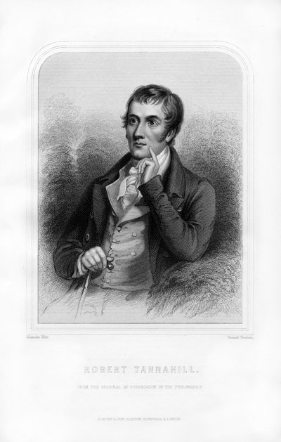Robert Tannahill, Schotse dichter door Samuel Freeman