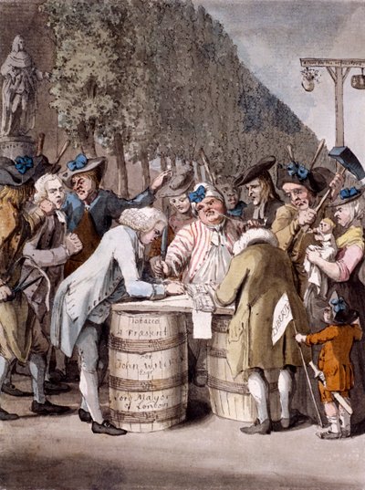 The Middlesex election door Samuel Hieronymus Grimm