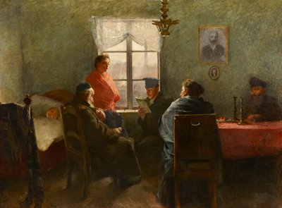 Sabbatrust door Samuel Hirszenberg