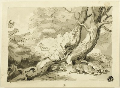 Vossenjacht door Samuel Howett
