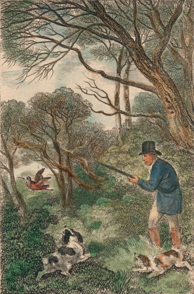Houtsnip jacht, 1819 door Samuel Howitt