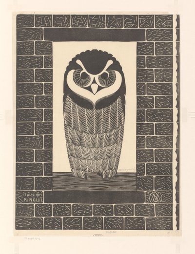 Ringuil door Samuel Jessurun de Mesquita (signed by artist)
