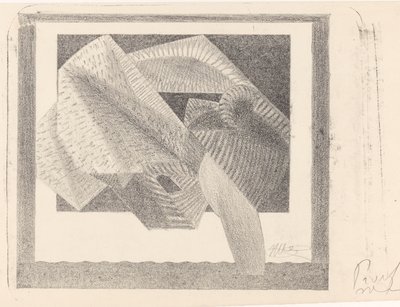 Geabstraheerde vogel door Samuel Jessurun de Mesquita