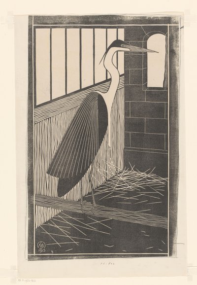 Reuzenreiger door Samuel Jessurun de Mesquita