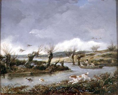 Eendenjacht door Samuel John Egbert Jones