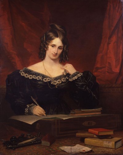 Mary Shelley, 1831 door Samuel John Stump