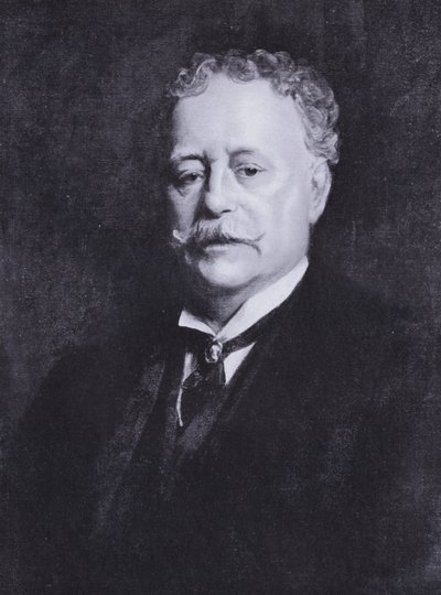 Portret van Henry Woods door Samuel Luke (after) Fildes