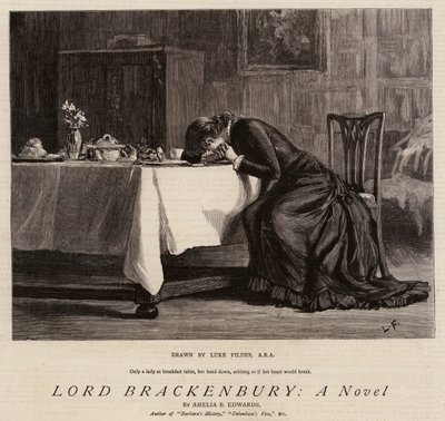 Lord Brackenbury, een roman door Samuel Luke Fildes