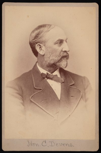Portret van Charles Devens 1820-1891, voor 1891 door Samuel Montague Fassett