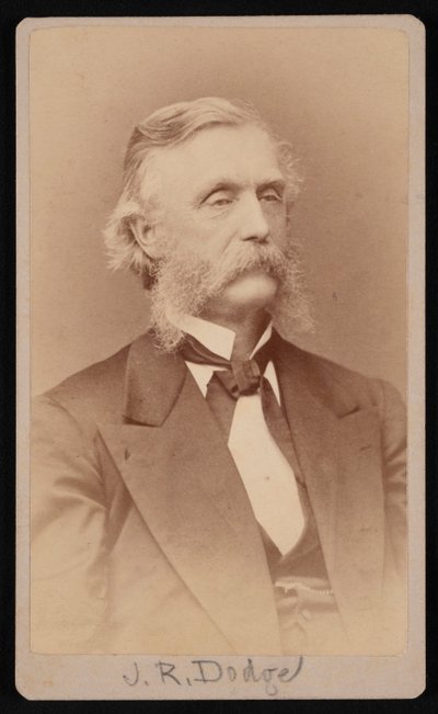 Portret van Jacob Richards Dodge door Samuel Montague Fassett