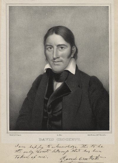 David Crockett door Samuel Osgood