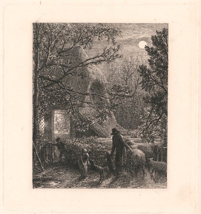 Kerstmis door Samuel Palmer