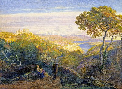 Landschap door Samuel Palmer