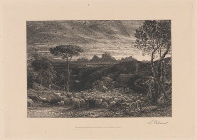 De vouw openen door Samuel Palmer