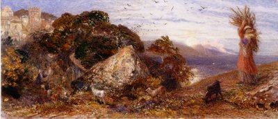 Opkomende Maan door Samuel Palmer