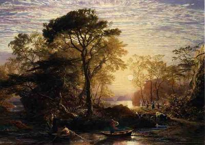 Sir Guyon met de Palmer door Samuel Palmer